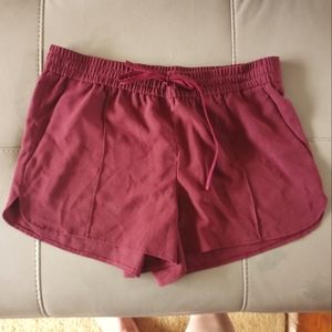 Maroon babaton shorts